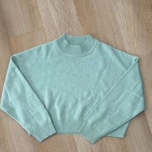 Divided Light Green Women's Turtleneck Sweater